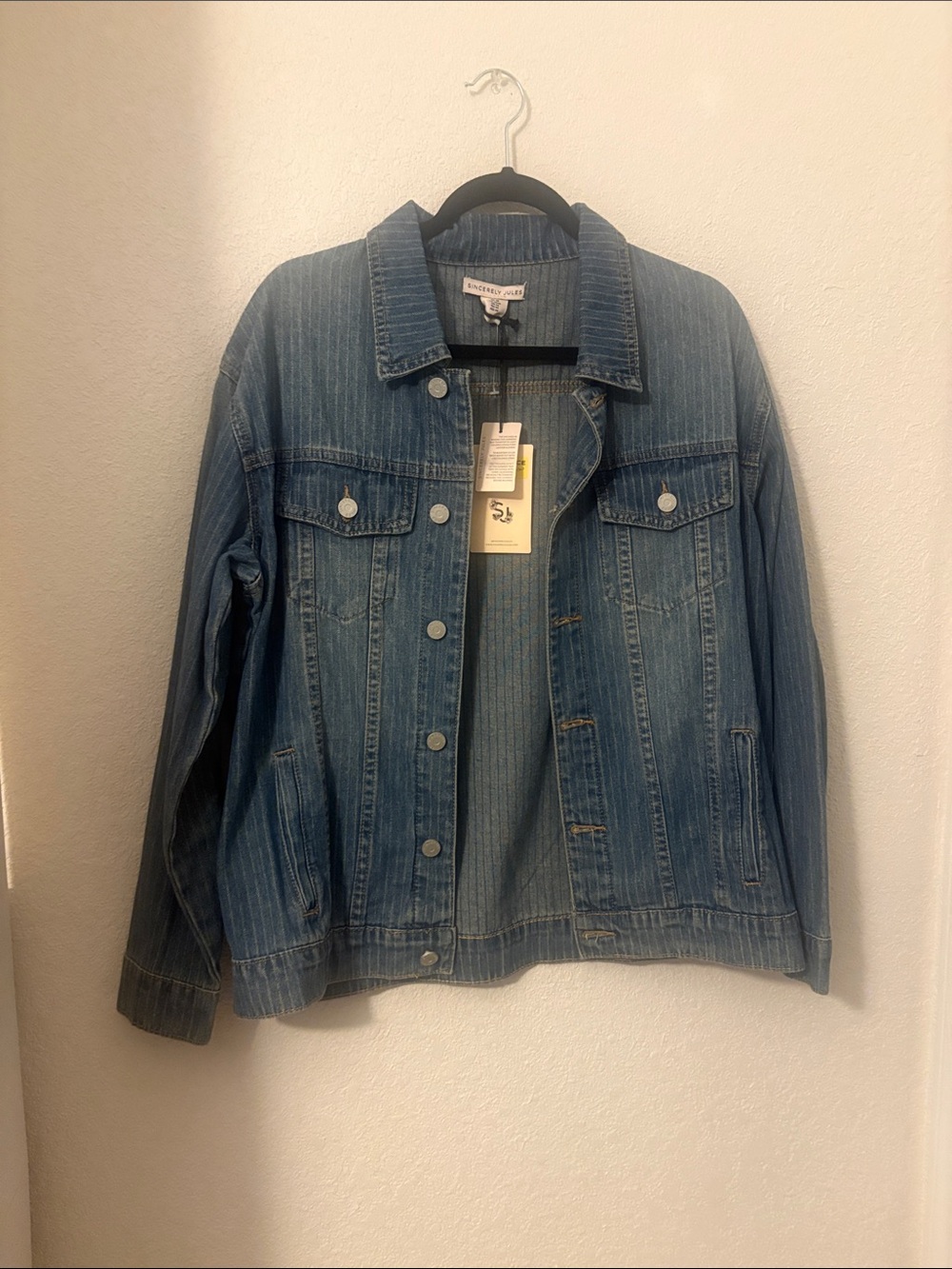 Sincerly Jules Light Blue Denim Jacket